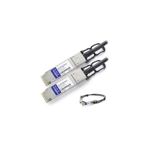 Add-On Addon Dell Dac-Qsfp-40G-2M Compatible Taa Compliant 40Gbase-Cu Qsfp+ DAC-QSFP-40G-2M-AO - main